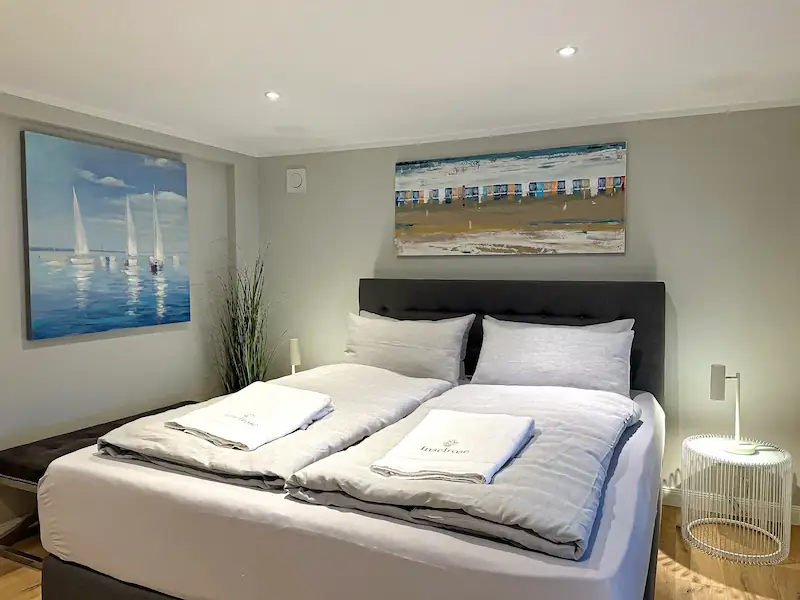 Ferienwohnung Inselrose Juist – Wohnung Sonnenflut – Zweites Schlafzimmer